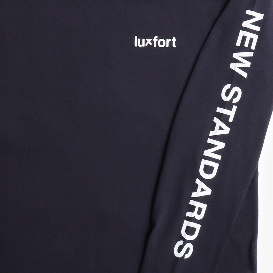 Luxfort New Standard Long Sleeve T-Shirt, Blue Black, Detail Shot 4