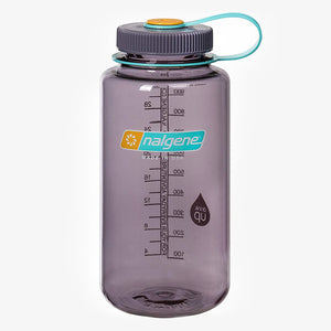 Bouteille d'eau Nalgene à large ouverture en Tritan Sustain de 1 litre - Aubergine