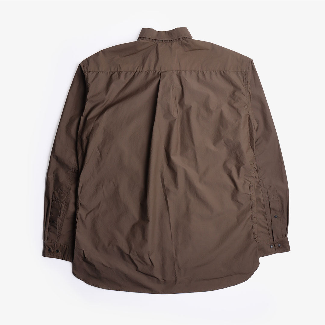 Nanga C/N Ripstop Camp Shirt - Dark Brown – Urban Industry