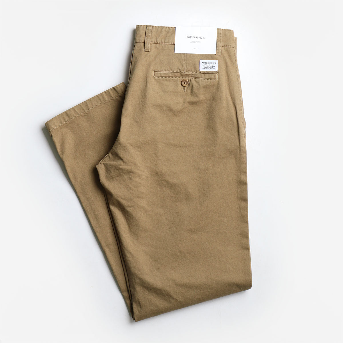 Norse Projects Aros Heavy Pant, Utility Khaki, Detail Shot 1