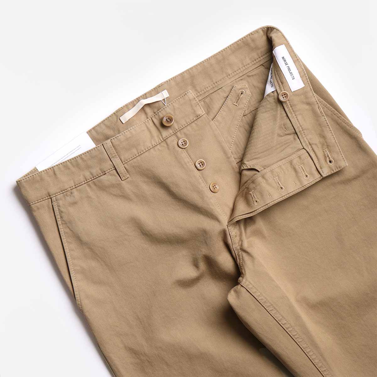 Norse Projects Aros Heavy Pant, Utility Khaki, Detail Shot 5