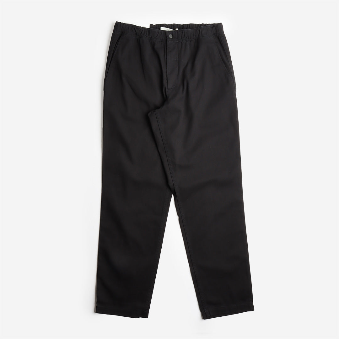 Norse Projects Ezra Light Stretch Twill Pant, Black, Detail Shot 2