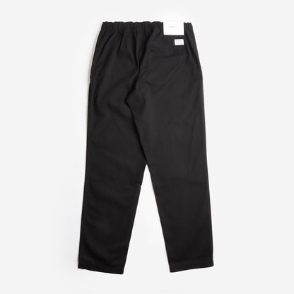 Norse Projects Ezra Light Stretch Twill Pant, Black, Detail Shot 3