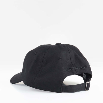 Norse Projects Twill Sports Cap, Black, Detail Shot 2
