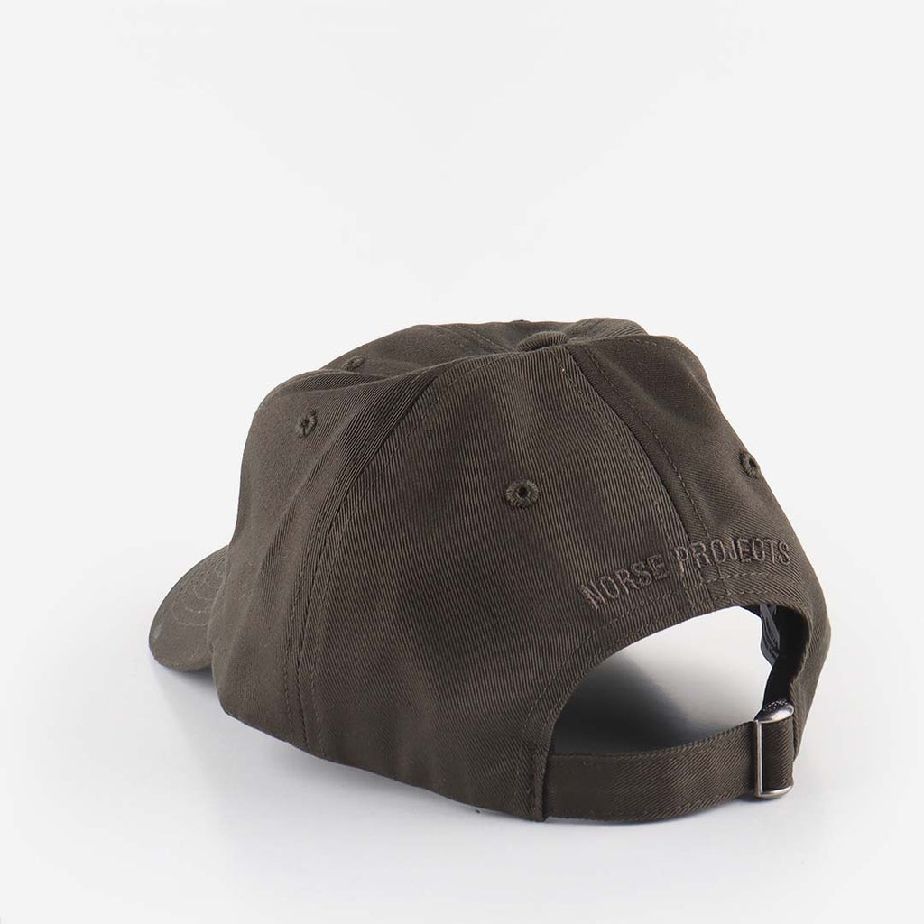 Norse Projects Twill Sports Cap, Beech Garden, Detail Shot 2
