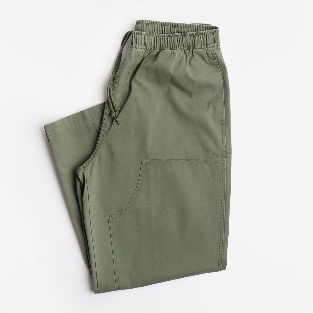 OBEY Big Easy Canvas Pant, Smokey Olive, Detail Shot 1