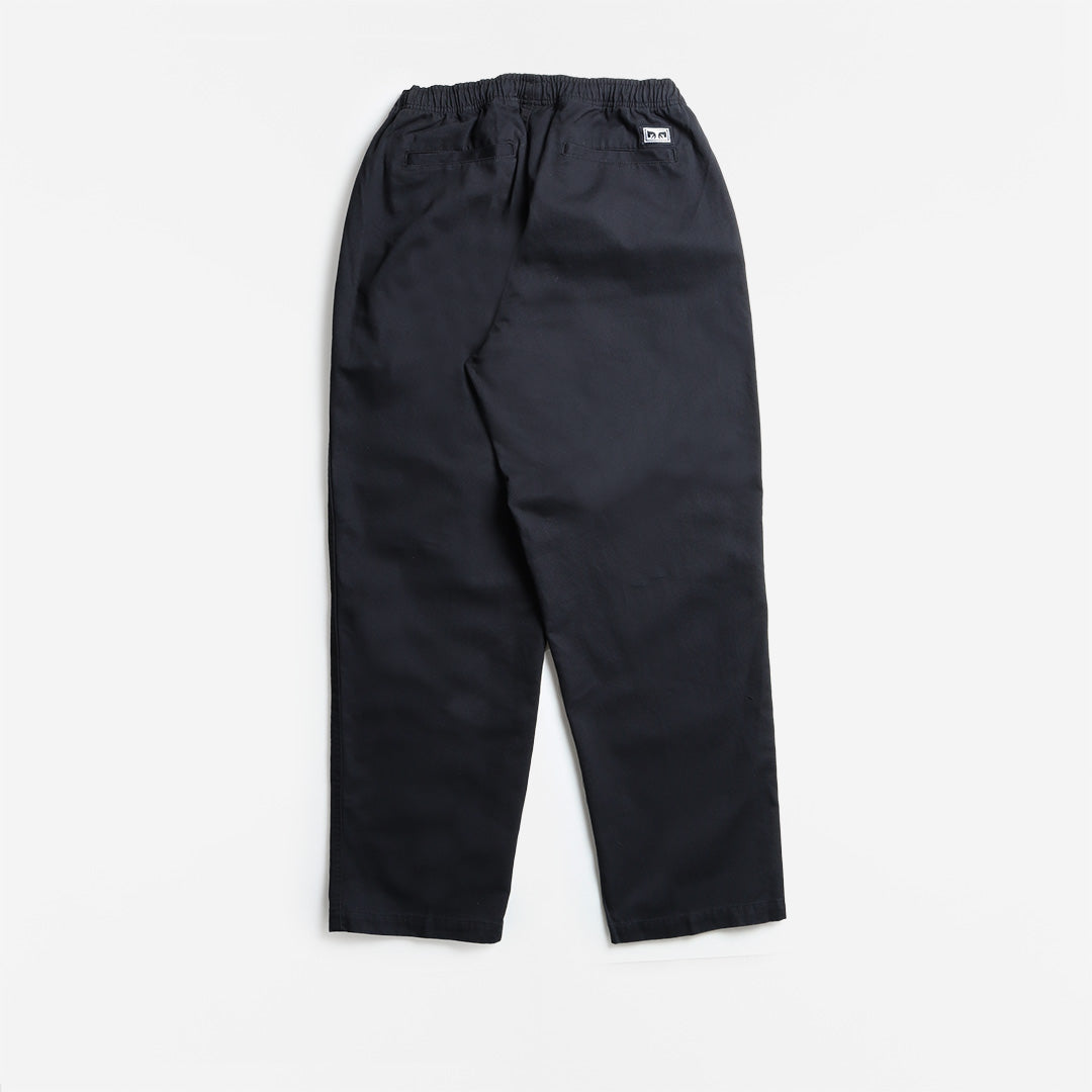 OBEY Easy Twill Pant, Black, Detail Shot 3