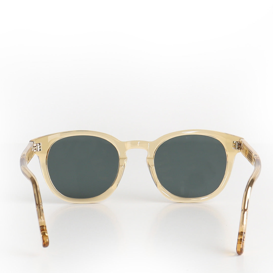 Oscar Deen Morris Sunglasses, Treacle Olive, Detail Shot 3