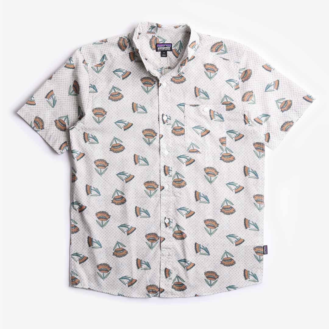 Patagonia Go To Shirt Summer Plant/Wool White Urban Industry