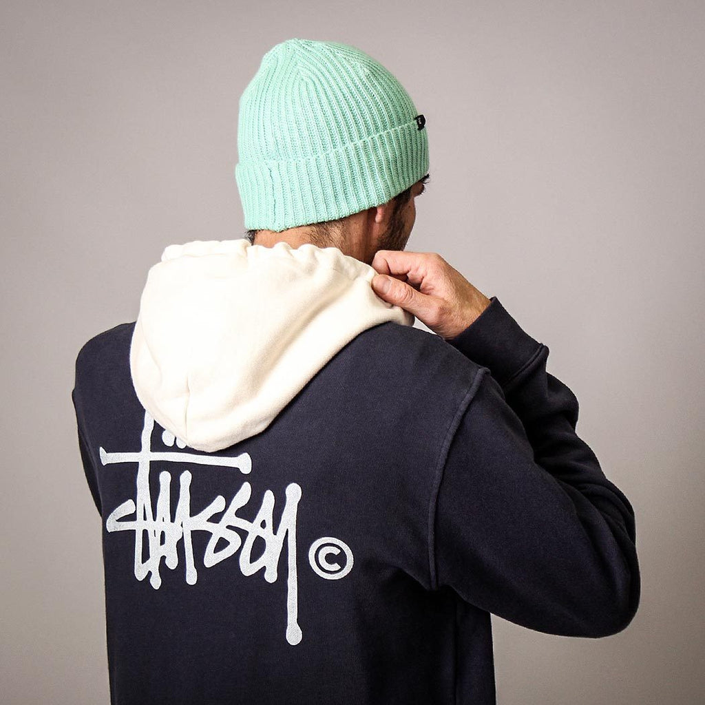 Urban Industry Palmer Beanie, Turquoise, Detail Shot 3