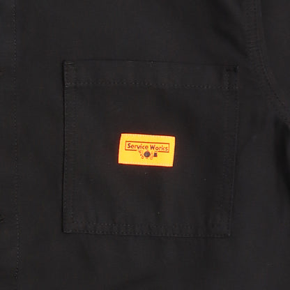 Service Works Coverall Jacket, Black, Detail Shot 3