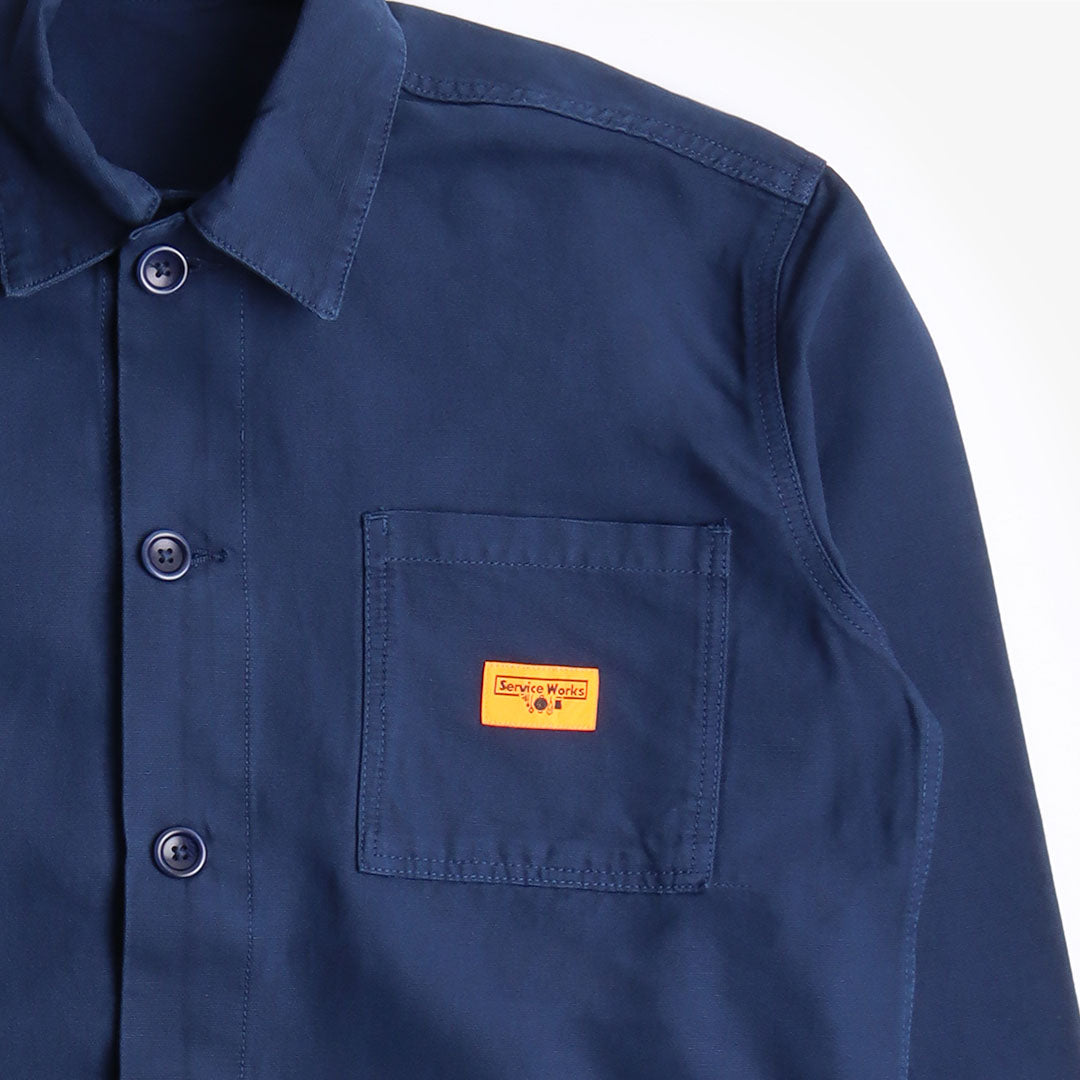 Service Works Coverall Jacket, Navy, Detail Shot 2