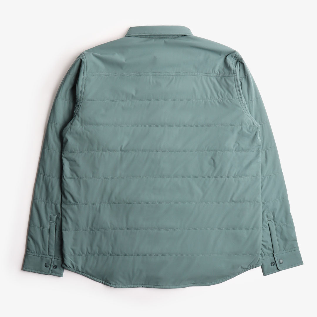 Snow Peak Flexible Insulated Shirt, Balsam green, Detail Shot 3
