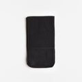 Snow Peak Thermal Boa Fleece Stole Scarf, Black, Detail Shot 1