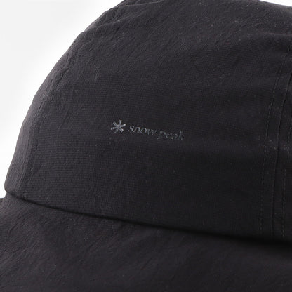 Snow Peak Quick Dry Hat, Black, Detail Shot 2