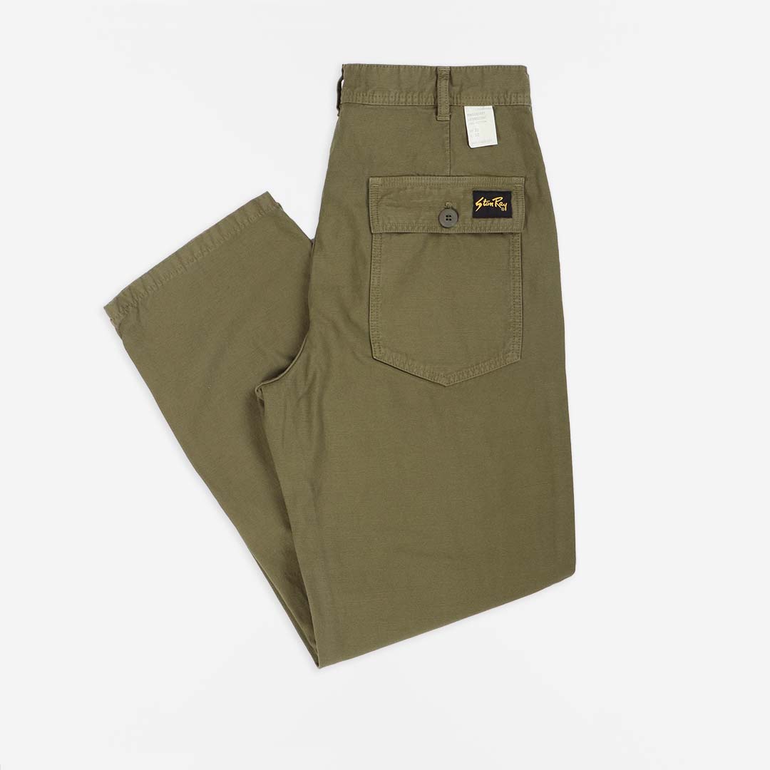 Stan Ray Fat Pant, Olive, Detail Shot 1