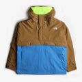 The North Face 78 Low-Fi Hi-Tek Windjammer Jacket, Utility Brown Super Sonic Blue, Detail Shot 1