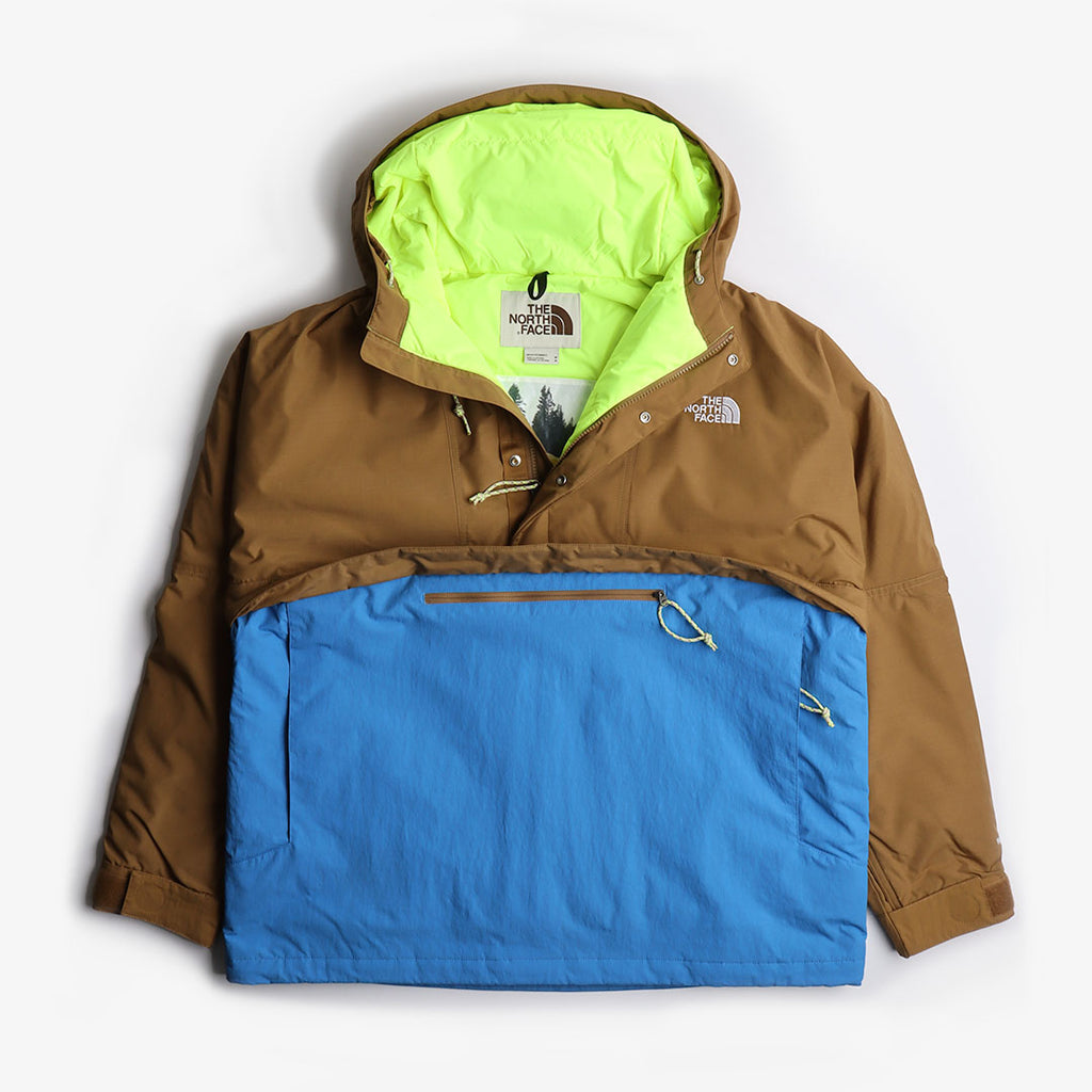 The North Face 78 Low-Fi Hi-Tek Windjammer Jacket, Utility Brown Super Sonic Blue, Detail Shot 3