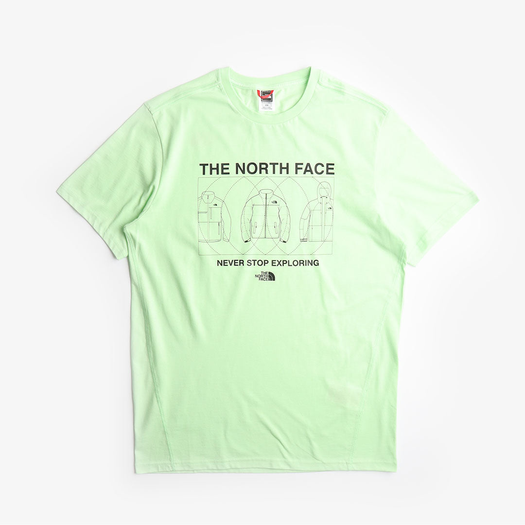 The North Face Coordinates T-Shirt, Patina Green, Detail Shot 1