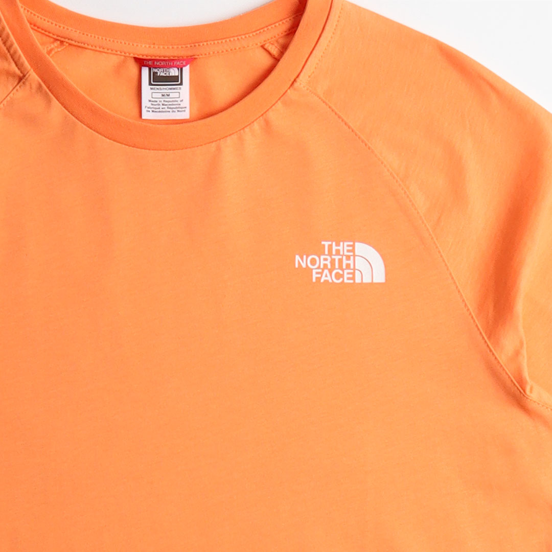 The North Face North Faces T-Shirt, Dusty Coral Orange, Detail Shot 4