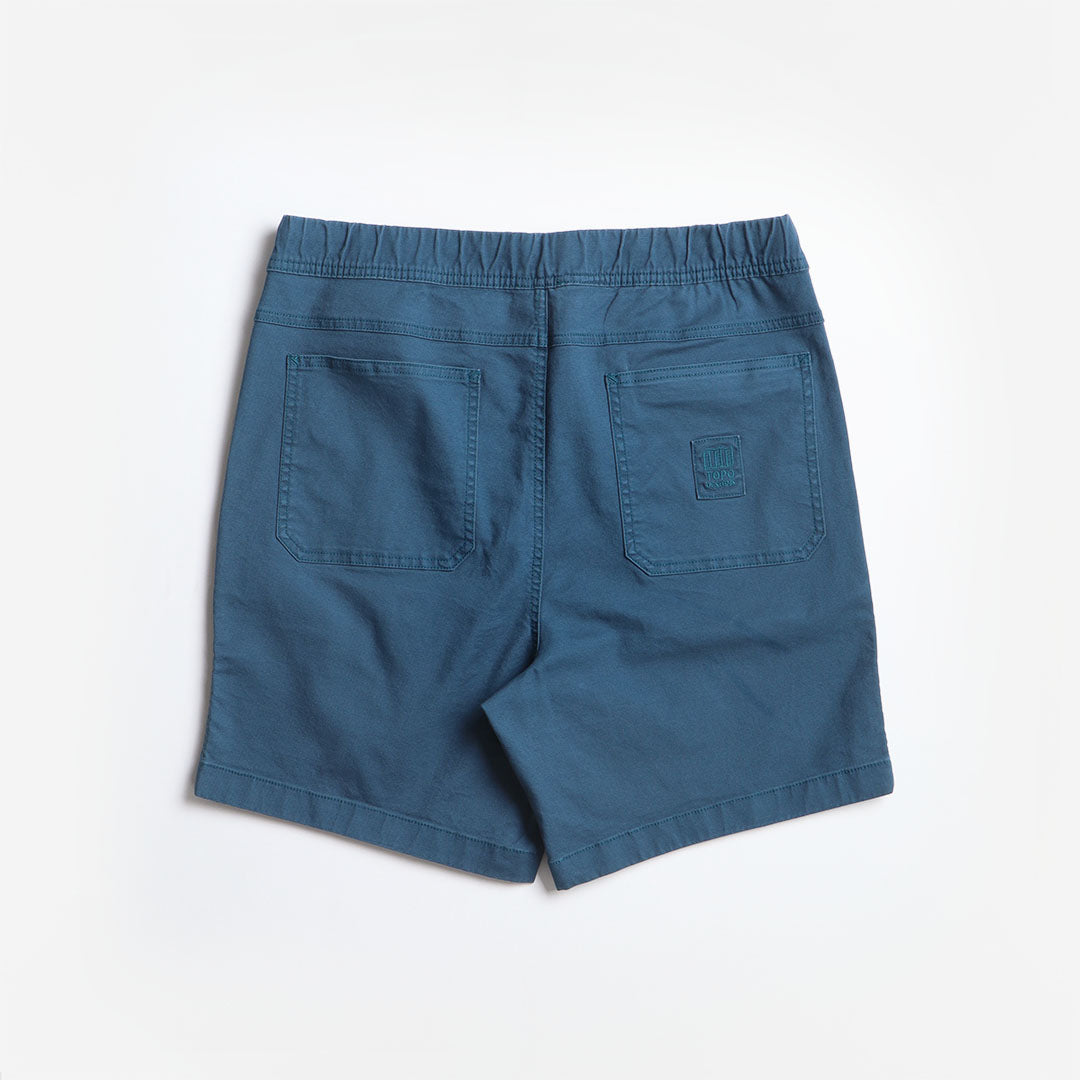 Topo Designs Dirt Shorts, Pond Blue, Detail Shot 2