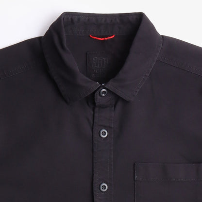 Topo Designs Dirt Shirt, Black, Detail Shot 2
