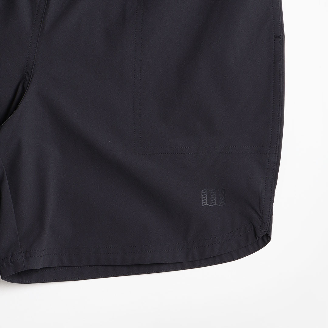 Topo Designs River Lightweight Shorts, Black, Detail Shot 4
