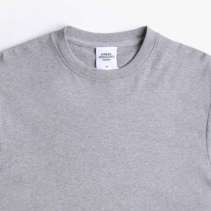 Urban Industry Organic Long Sleeve T-Shirt, Grey, Detail Shot 2