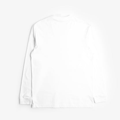 Urban Industry Organic Long Sleeve T-Shirt, White, Detail Shot 3