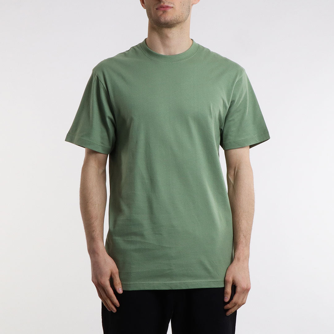 Urban Industry Organic T-Shirt 3-Pack, Olive Green, Detail Shot 3