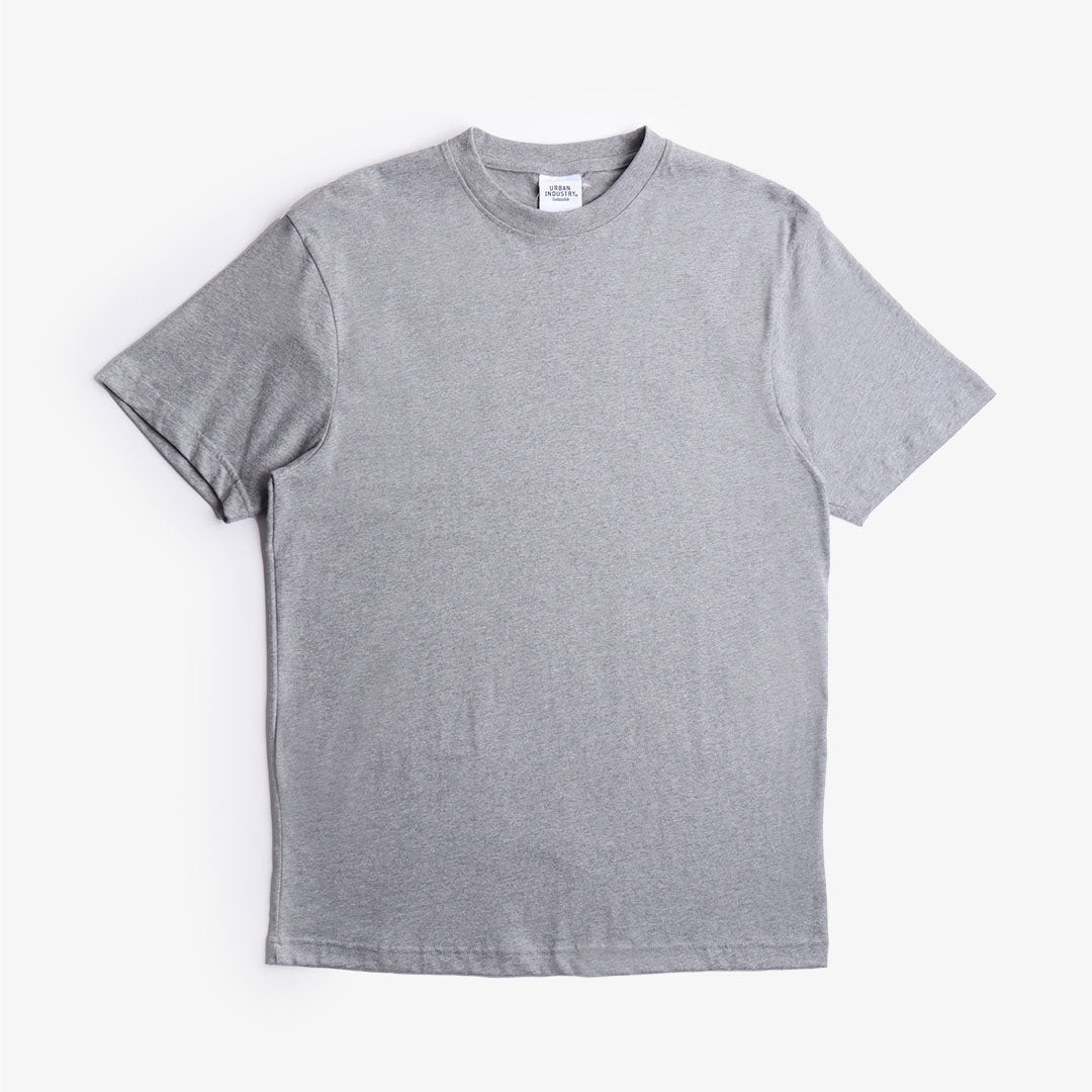 Urban Industry Organic T-Shirt, Grey, Detail Shot 1