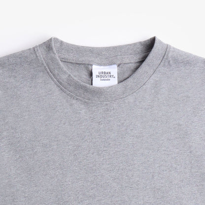 Urban Industry Organic T-Shirt, Grey, Detail Shot 3