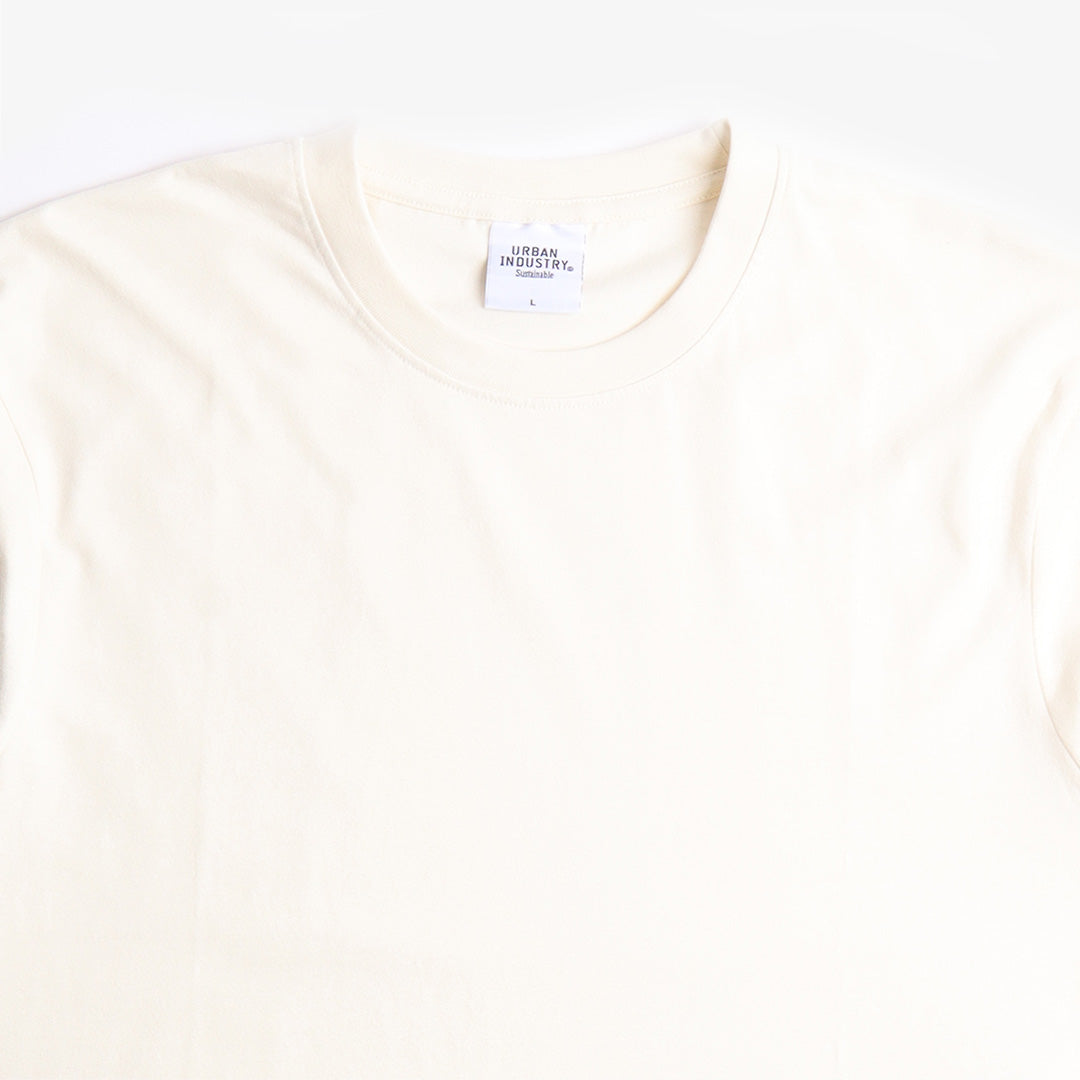 Urban Industry Organic T-Shirt, Natural, Detail Shot 2