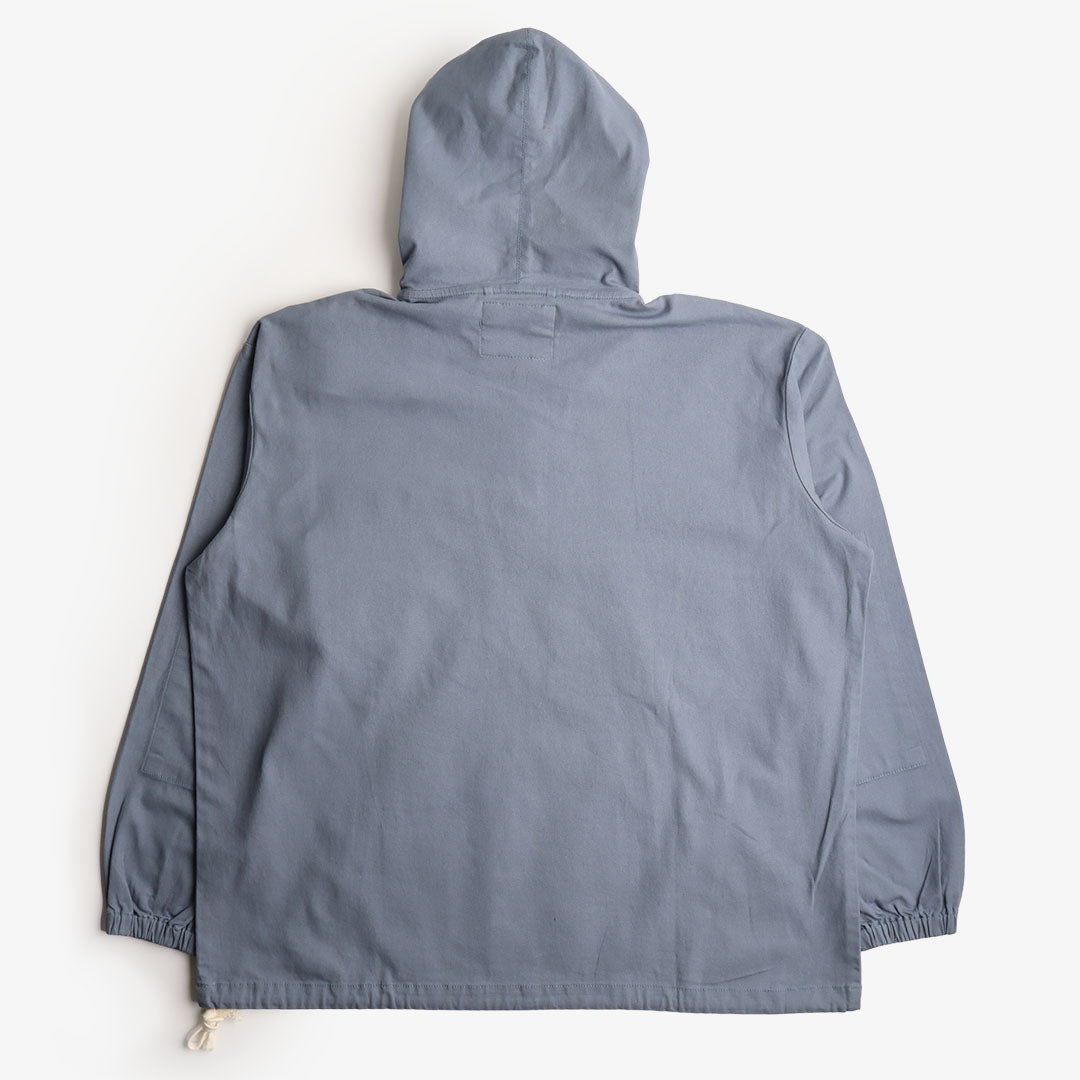 Uskees Button Hooded Smock, Teal, Detail Shot 2