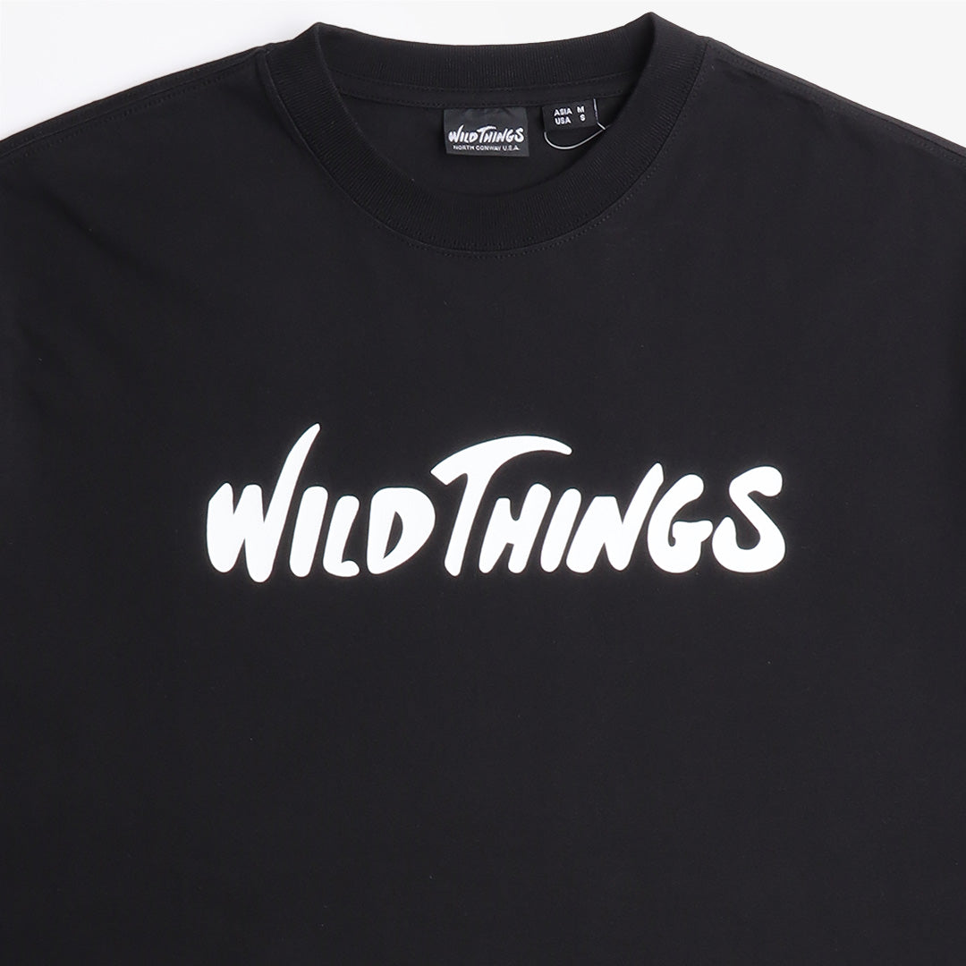Wild Things Big Logo T-Shirt, Black, Detail Shot 3