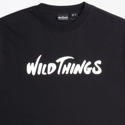 Wild Things Big Logo T-Shirt, Black, Detail Shot 3