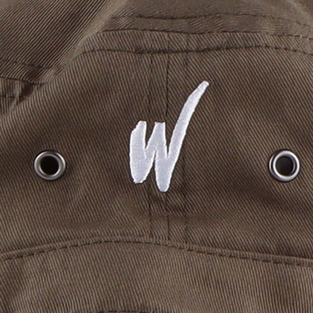 Wild Things W Logo Bucket Hat, Olive, Detail Shot 2