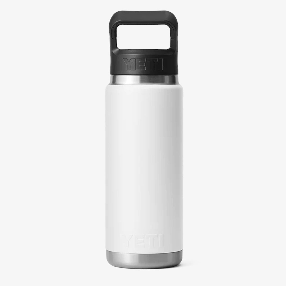 YETI Rambler 26oz Straw Bottle, White, Detail Shot 2