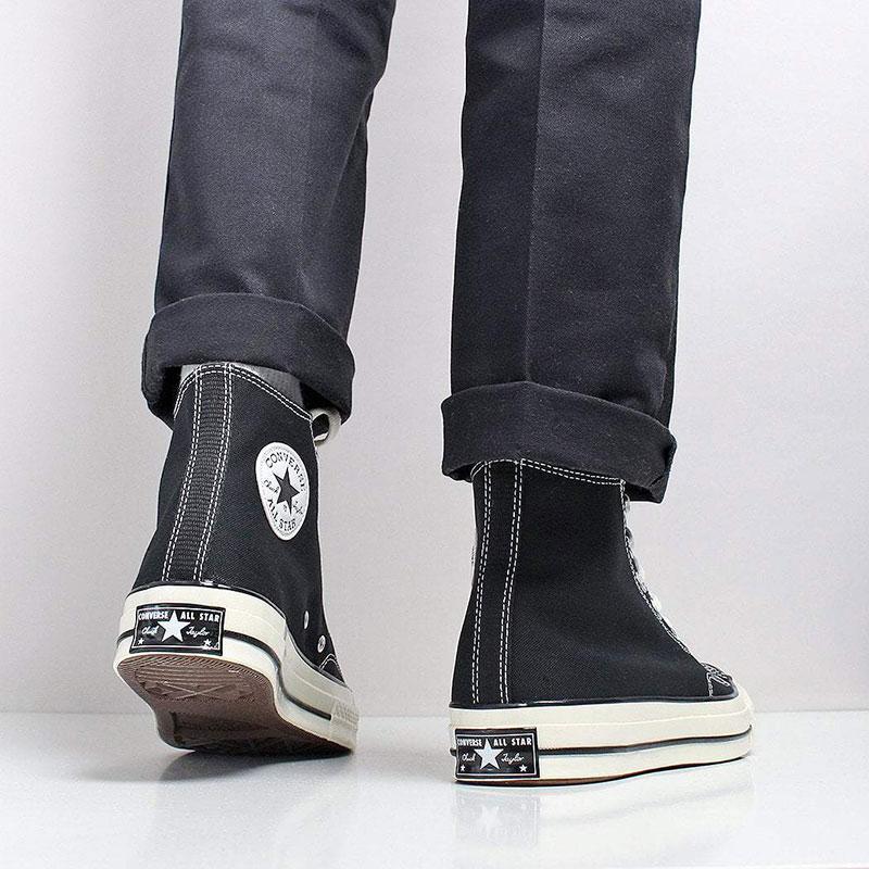 Chuck All 70 Hi Shoes - Black/Black/Egret – Urban Industry