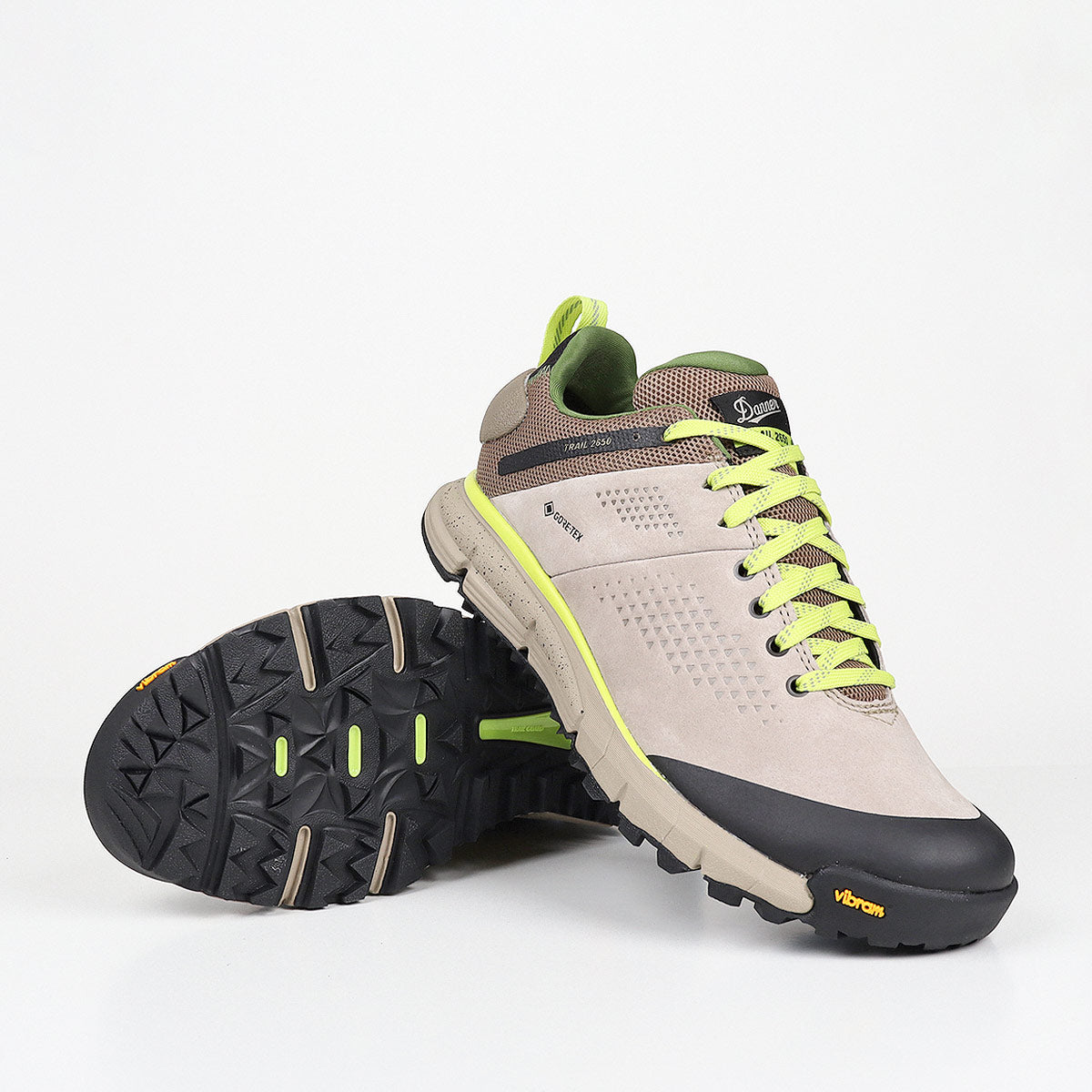Danner Trail 2650 3" GTX Shoes - D Standard Fit, Tan Meadow Greens GTX, Detail Shot 3
