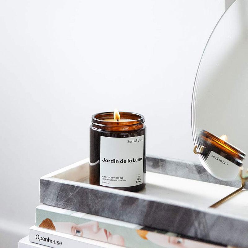 Earl of East Jardin De La Lune Soy Wax Candle - 170ml, Jardin De La Lune, Detail Shot 2