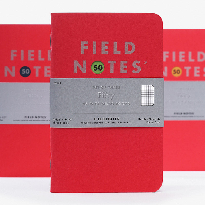 Field Notes Fifty 3-Pack Notebook, Fifty 3-Pack, Detail Shot 3