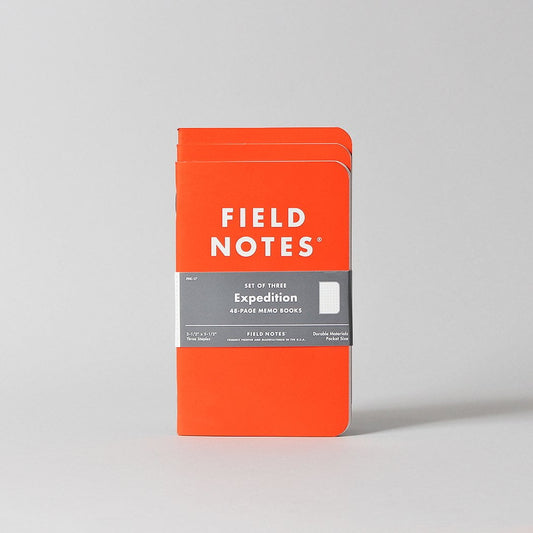 Field Notes Expedition Edition 3-Pack Notebook, Expedition 3-Pack, Detail Shot 1
