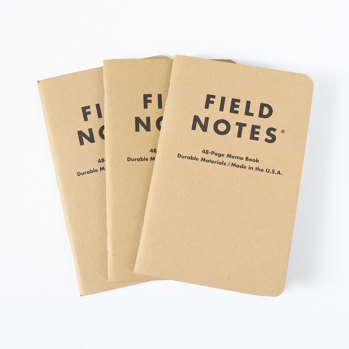 Field Notes Original Kraft Ruled 3-Pack Notebook, Original Kraft 3-Pack Ruled, Detail Shot 2