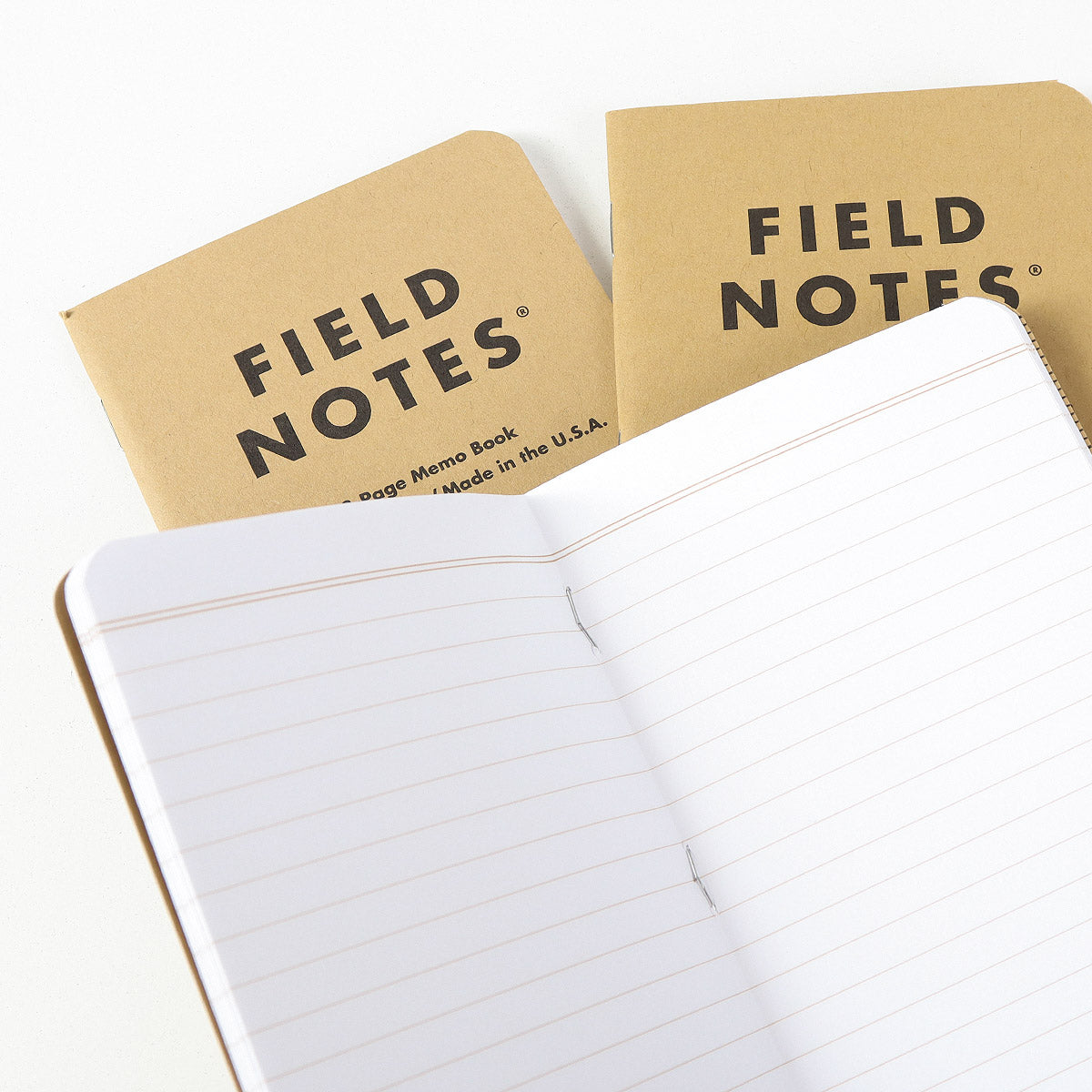 Field Notes Original Kraft Ruled 3-Pack Notebook, Original Kraft 3-Pack Ruled, Detail Shot 3