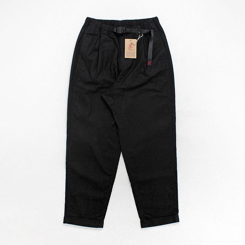 Gramicci Back Satin Tuck Tapered Pant, Black, Detail Shot 2