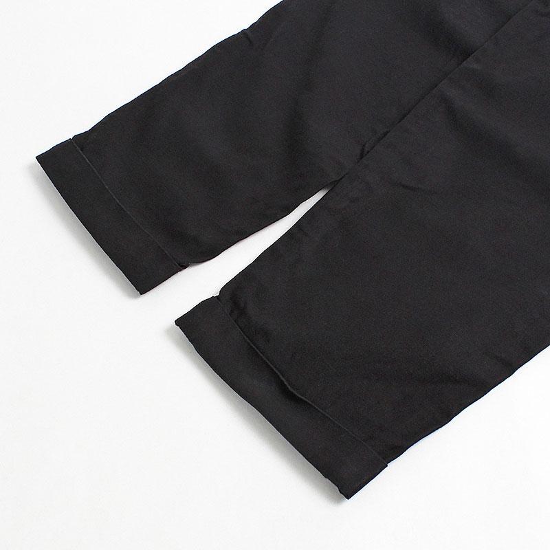 Gramicci Back Satin Tuck Tapered Pant, Black, Detail Shot 6