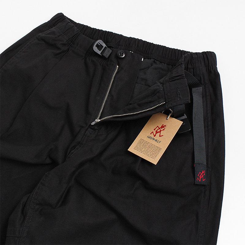 Gramicci Back Satin Tuck Tapered Pant, Black, Detail Shot 4