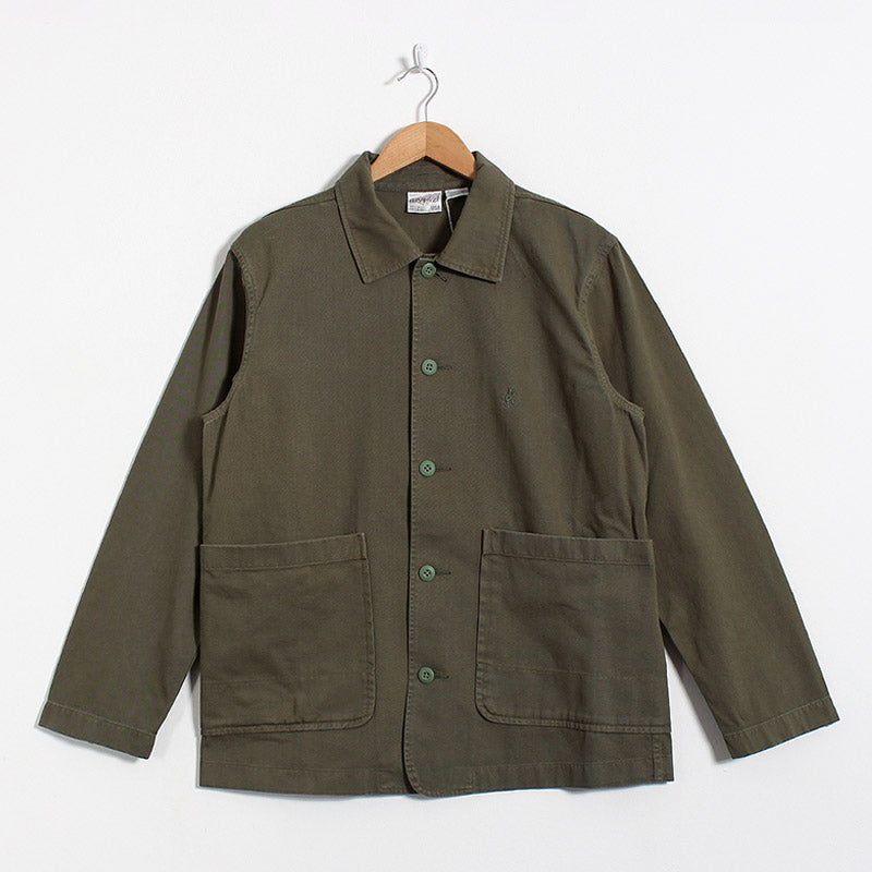 Gramicci Utility Jacket, Olive, Detail Shot 1