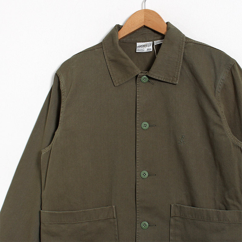 Gramicci Utility Jacket, Olive, Detail Shot 2
